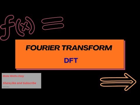 DFT || Discrete Fourier transform || Fourier transform @MME-va 