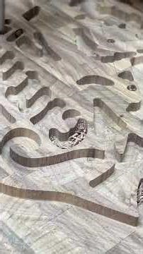 Nicky Hayden Board — Cutting the Walnut Inlay Plug (CNC Toolpath in Action)