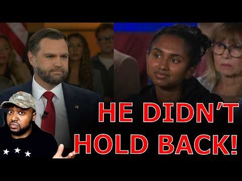 JD Vance Sets Migrant Voter Crying About Mass Deportations Straight During CBS Townhall!