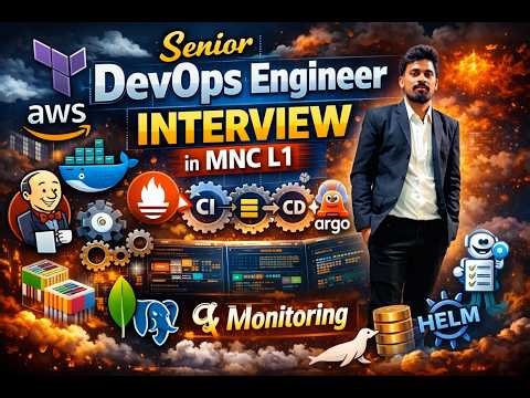 Senior DevOps Engineer Interview | MNC L1 Round | AWS, Terraform, k8s, CI/CD, Helm, Troubleshooting
