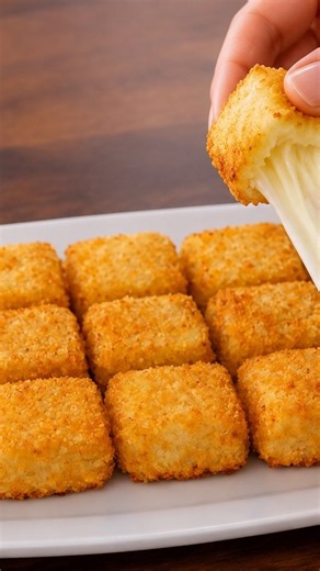 Crispy cubed potato with stretchy inside!! #airfryerrecipes
