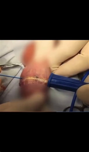 A video showcasing surgeons performing a circumcision procedure using advanced laser technology.