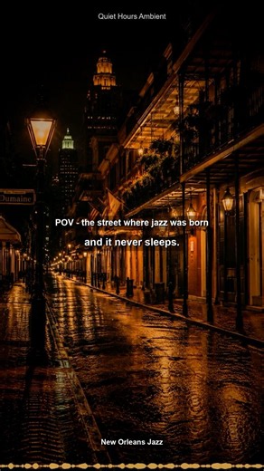 New Orleans Jazz 🎷 The street where jazz was born never sleeps. #Shorts