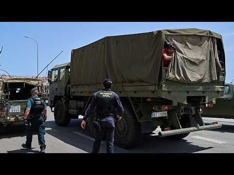 Morocco and Spain boost security in Ceuta as another call for border rush seen online