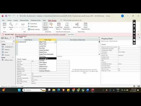 New Perspectives Access 365 | Module 1: SAM Project B Reliable Delivery #newperspectives