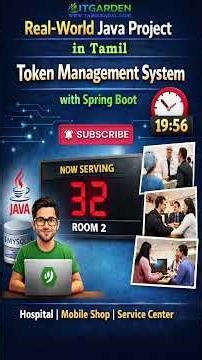 Token Management System in 40 Seconds | Java Project Tamil #springboottamil