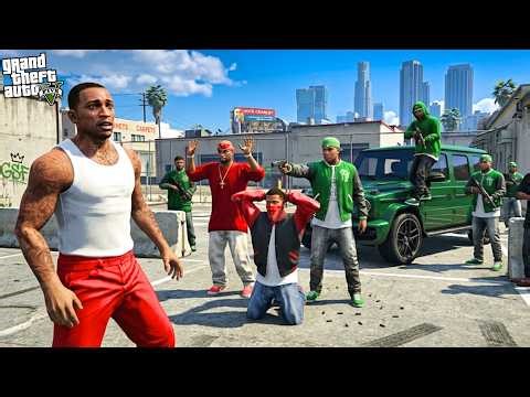 FRANKLIN KILLS CJ CREW IN GTA 5!!! (GTA 5 Mods)