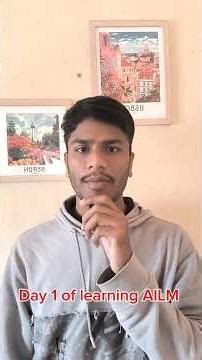 Day 1 | Machine Learning Roadmap for Beginners | What to Learn First ? #skills #machinelearning