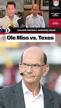 Texas vs. Ole Miss reaction