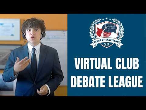 Inside Capitol Debate’s Club Debate League | Learn, Compete & Grow