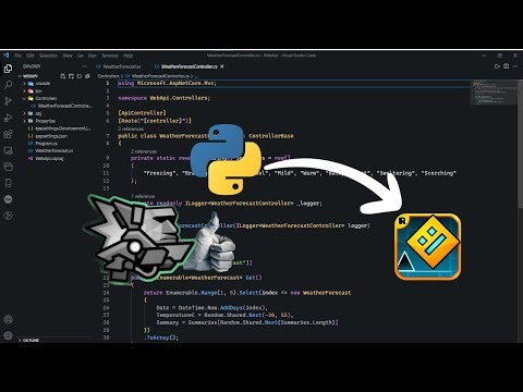 Making Geometry dash using Python (Live)