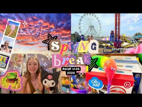 Spring Break Vlog 2026!!! *Thrifting+decorating!*