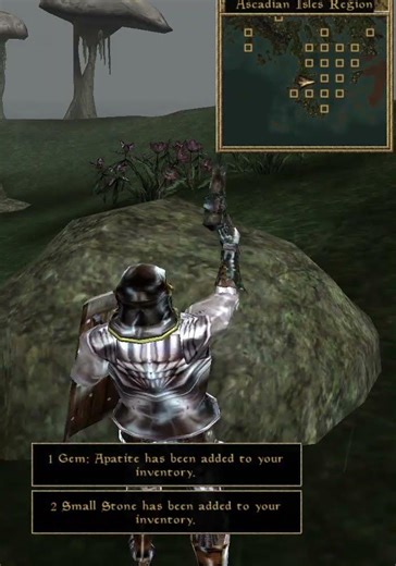 Morrowind MMO - Mining Small Stones (Crafting) #mmo #mmorpg #morrowind #openmw