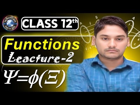 ||Class 12 Maths|| ||Function Lecture-2||Domain & Range||Chapter -1||