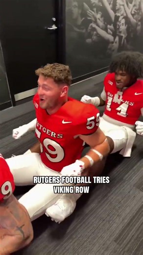 The Rutgers Scarlet Knights football got in on the World Cup madness by trying Norway’s iconic