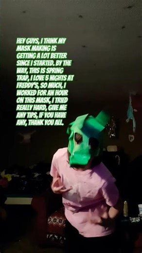 #fnaf #mask #springtrap