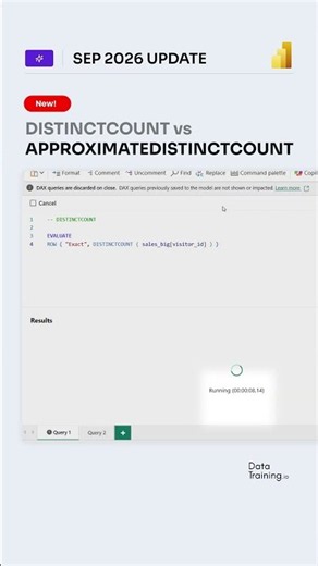 The Secret: DISTINCTCOUNT vs APPROXIMATEDISTINCTCOUNT