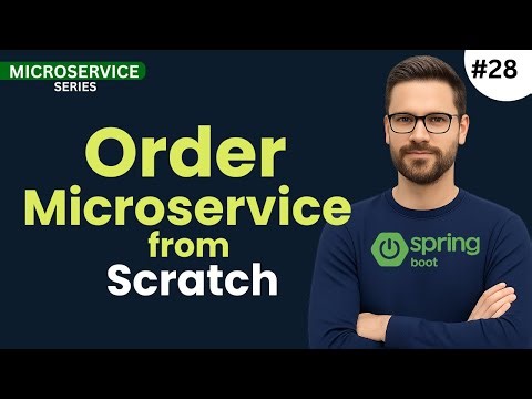 Order Microservice Setup in Spring Boot | Ecommerce Microservices Project