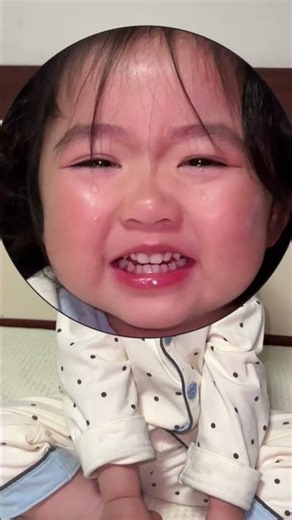 The baby can easily cry and laugh.