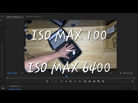 GoPro Hero 12 semi low light fixed focus max ISO comparison