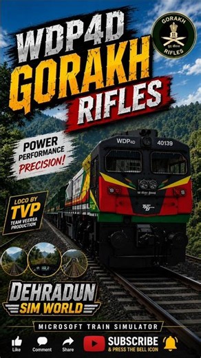 🔥 WDP4D GORAKH RIFLES 💥 Powerful Diesel Locomotive | Microsoft Train Simulator Gameplay | DSW