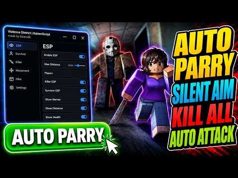 Violence District Script | AUTO PARRY, SILENT AIM, KILL ALL, AUTO ATTACK & More! | 2026