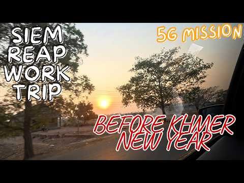 Working with 5G Network in Siem Reap Before Khmer New Year