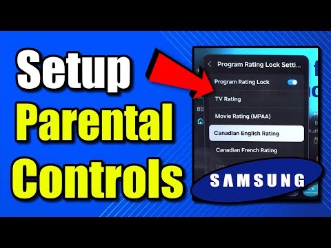How to Setup Parental Controls on Samsung TV & Add Security PIN Password (Best Method)