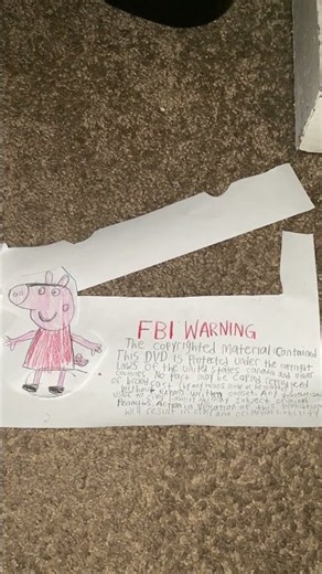 Peppa Pig with FBI Warning Screen Peppa Pig DreamWorks Animation SKG Home Entertainment Logo