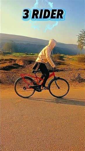cycle stunt 1 short vS 2 short Sv 3 rider 💓💝#viral #sort video 📷