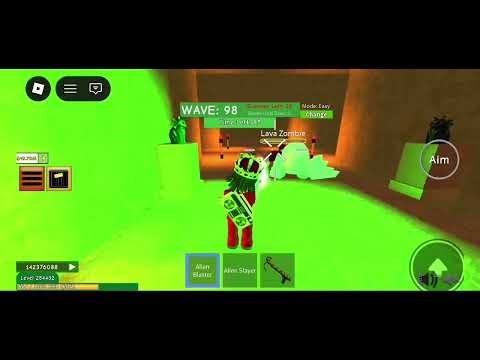 Using Gamepass weapons Roblox Zombie Attack 
