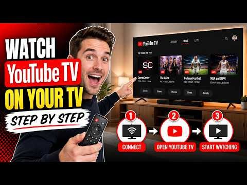 How can I watch YouTube TV on my TV - Step by Step