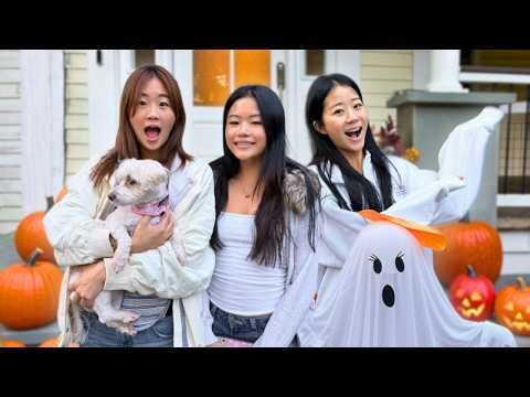 DECORATING OUR HOUSE FOR HALLOWEEN!! *VLOG*