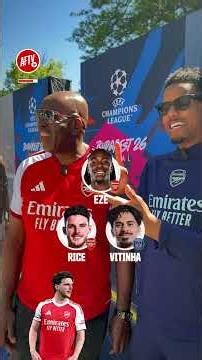 Robbie’s Arsenal vs PSG COMBINED XI 👀