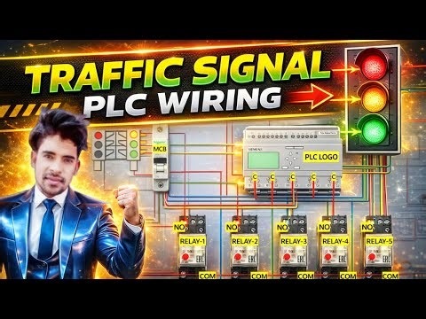 Traffic Signal PLC Wiring/PLC se Traffic Light 🚦 Kaise Chale?