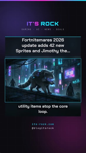 Fortnitemares 2026 update adds 42 new Sprites and Jimothy the Raccoon