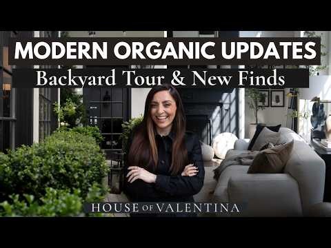 Backyard/Garden tour & Luxe for Less Organic Modern new in finds you will FREAK over!