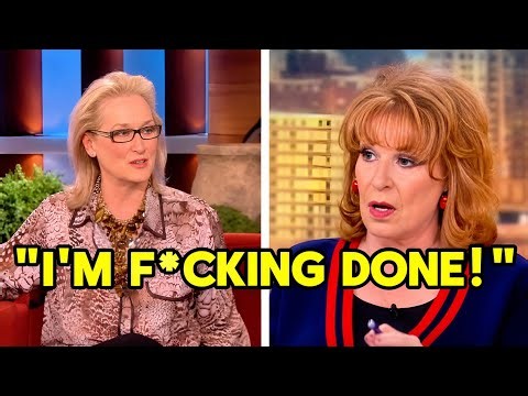 Meryl Streep CLASHES With Joy Behar LIVE On The View After Brutal Exchange