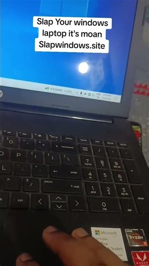 SlapWindows - Slap your laptop. It screams back (Demo Video)