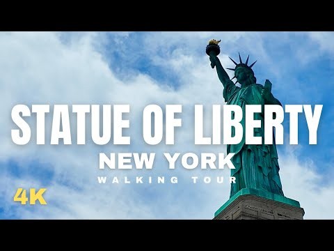 Statue of Liberty, New York 🇺🇸 | Iconic Landmark & Amazing Views | Walking Tour | Natural Ambience