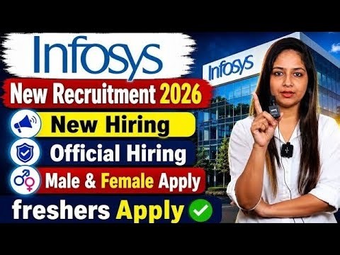 Infosys Recruitment 2026 | Infosys Fresher Jobs 2026 | Infosys Job Vacancy 2026 | Off-Campus Hiring