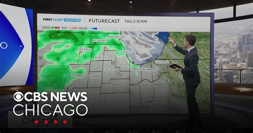 Chicago weather: Cool Thursday with scattered showers