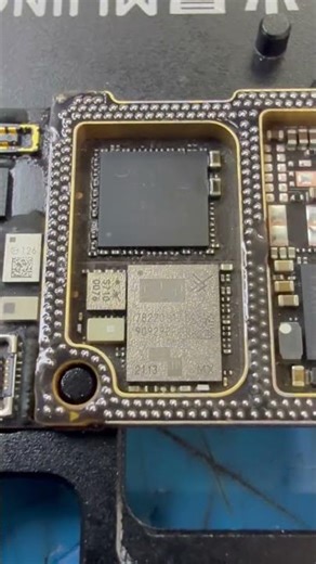 Reballing Interposer iPhone 11. #assistenciatécnica #iphone #reballing #consertodecelular