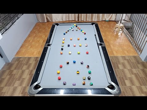 #2 | Letter AEQ with 45 Balls | One Shot Pool Challenge