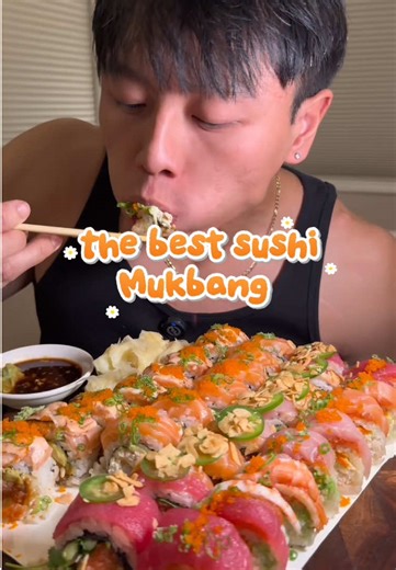 Sushi Mukbang Compilation ASMR