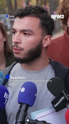 Des représentants lycéens appellent à "continuer à se mobiliser" après une rencontre avec Macron