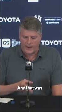 Hal Steinbrenner talks Boone's job security! #shorts