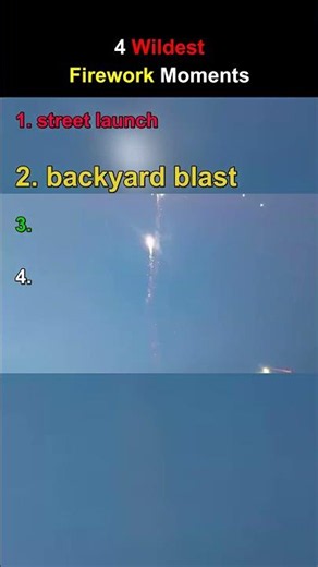 4 Wildest Firework Moments