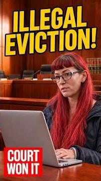 This Eviction Notice Was Illegal and Nobody Caught It Until Court #shorts #landlord