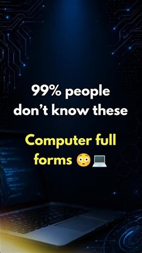Computer Short Forms Part 1 💻🔥 #shorts